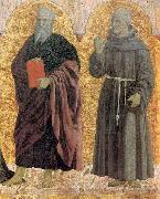 Piero della Francesca Polyptych of the Misericordia: Sts Andrew and Bernardino oil painting